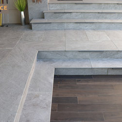 Moon and White Porcelain Project - Landscaping Stones And Pavers