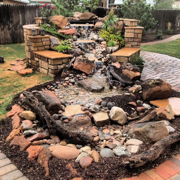 Pond less water feature