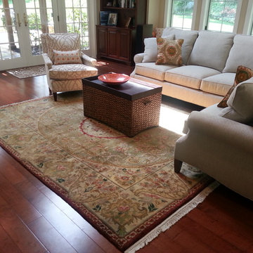 Family Rooms & Great Rooms with Oriental Rugs