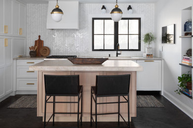 Mid-sized transitional kitchen photo in Chicago
