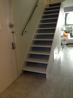 risers paint theres stairs would side