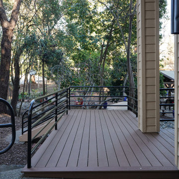 Burned Deck Rebuild with Trex Decking – Carmichael, CA