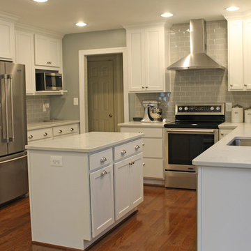 White and Gray Kitchen - Crofton, MD