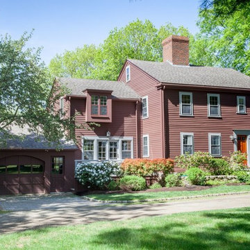 Historic Colonial Home Renovation with Garage Addition – Beverly MA