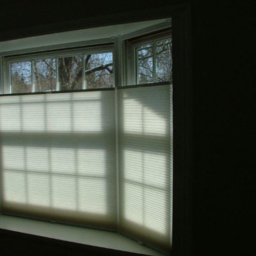 Customer Photos of Installed Pleated Blinds and Honeycomb Shades
