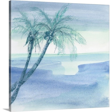 "Peaceful Dusk I" Wrapped Canvas Art Print, 12"x12"x1.5"