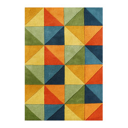 Alliyah Rugs - Alliyah Rugs Azka 5' x 8' Rectangular Misted Yellow Area Rug - Rugs