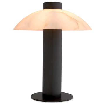 Alabaster Contemporary Table Lamp, Eichholtz Châtel