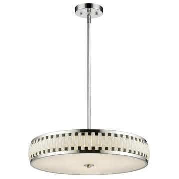 Sevier Collection LED Pendant in Chrome  Finish