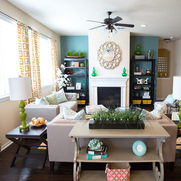 Fresh & Vibrant Family Room