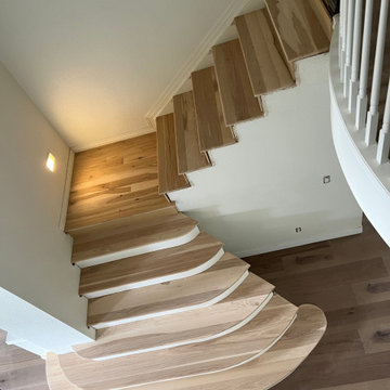 Installation an finishing stairs
