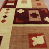 Hand Knotted Oriental Gabbeh Rug 7x10, P4204