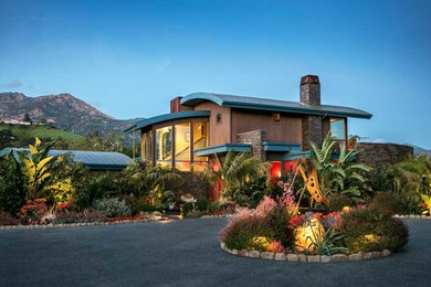 Trendy home design photo in Santa Barbara