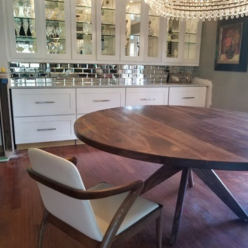 Kitchen remodel -74" Round Black Walnut Table etc..