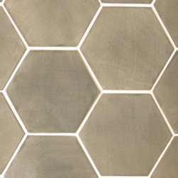 Sooty Grey Hexagon Tile - Tile