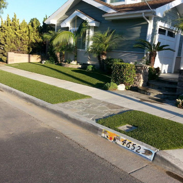 Front yards with Artificial Turf