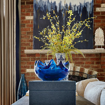 Glenview Illinois Family Room Refresh