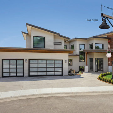 Timber Driveway Light Post
