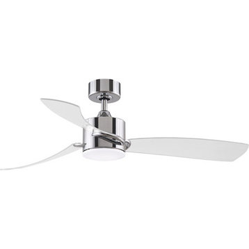 Fanimation FP8511CH SculptAire 52 inch Indoor/Outdoor Ceiling Fan in Chrome