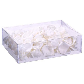 Rose Petals, White, Pack of 6