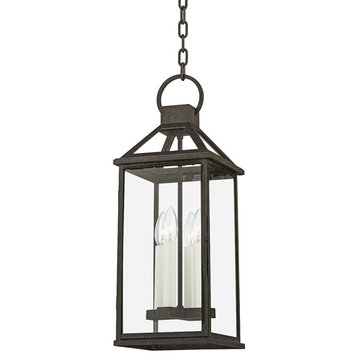 Troy Sanders 4-LT Large Outdoor Lantern F2749-FRN, French Iron