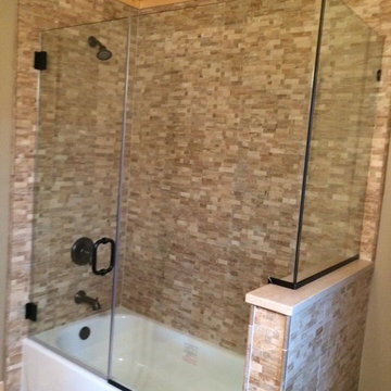 Traditional Bathroom- Frameless Shower Doors