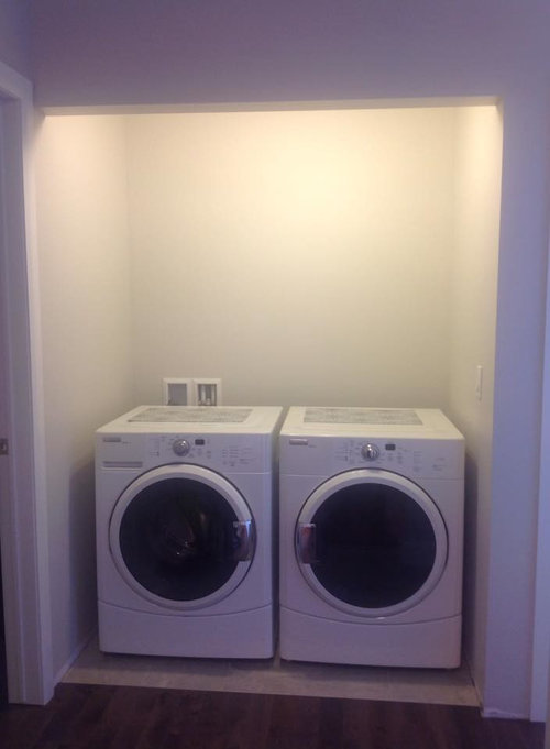 Door idea for a small laundry room