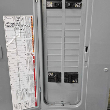 New wiring in a 30X40X12 shop
