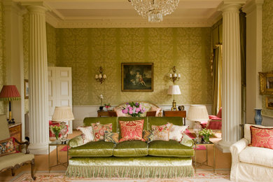 Family room - traditional family room idea in Other