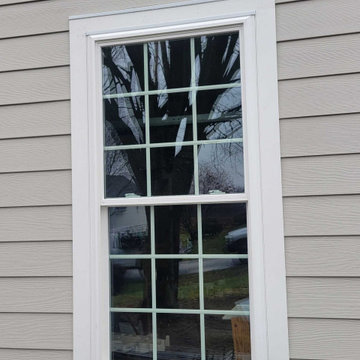 Stucco remediation with siding and windows installation, sheathing replacement