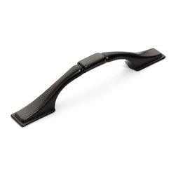 Dynasty Hardware - Cambridge Cabinet Pull Aged Oil Rubbed Bronze - Cabinet And Drawer Handle Pulls