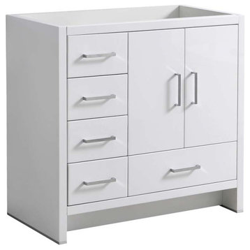Fresca Imperia 36" Gloss White Cabinet, Left Version