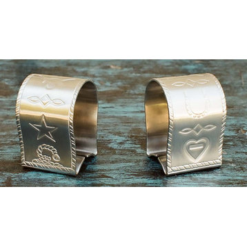 West Ware Napkin Rings, Set of 4