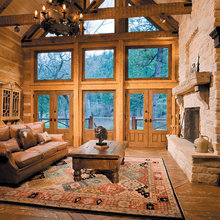 Ranch fireplace