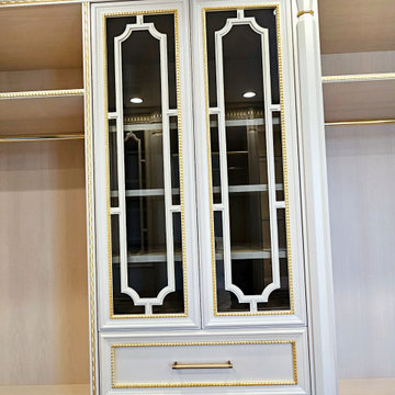 High End Custom Italian closets for private residence in NYC.