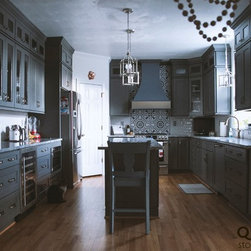 Custom Grey Cabinets - Products