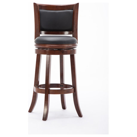 Augusta 29" Bar Stool, Cherry