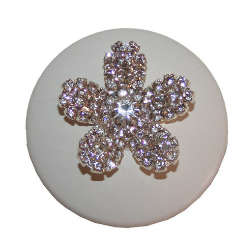 Daisy Knob, 1.5", Gold Glam