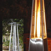 Pyramid Stainless Steel Flame Heater