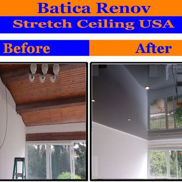 Before After Stretch Ceiling Miami - Batica Renov