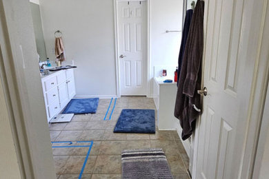 Bathroom - mediterranean bathroom idea in Austin