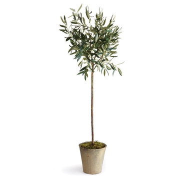 Artificial Olive Tree in Pot, 46"
