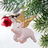Hog Heaven Flying Pig Ornament
