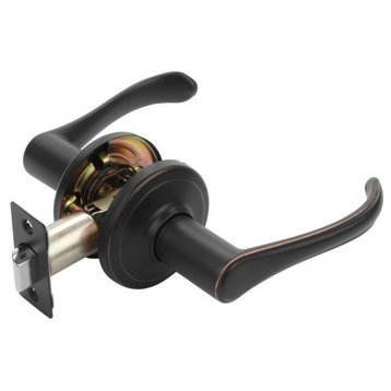 Dynasty Hardware Vail Lever Passage Set, Aged Oil Rubbed Bronze
