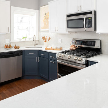 Philadelphia Blue & White Kitchen