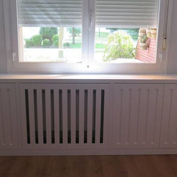 Mueble cubreradiador con puertas laterales - Storage And Organization