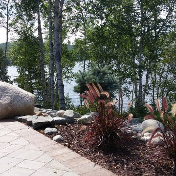 Lakefront landscaping