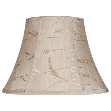 30092 Bell Shape Spider Lamp Shade, Oatmeal, 13" wide, 7"x13"x9 1/2"