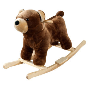 happy trails plush rocking horse