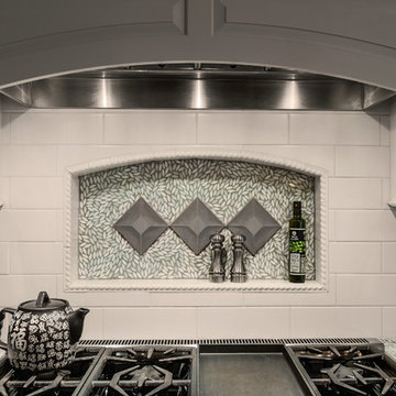 Home Remodel with Unique Teal Kitchen